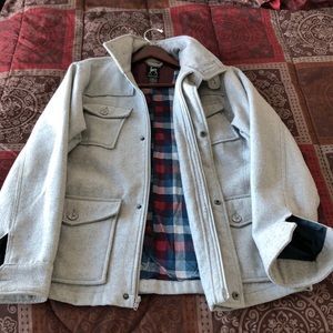 Gray Slim Fit Jacket